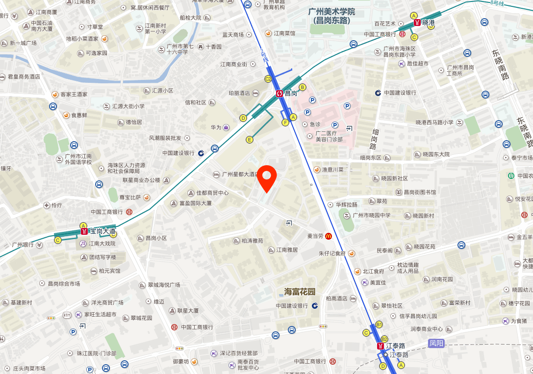 中盛昌岗汇地图位置
